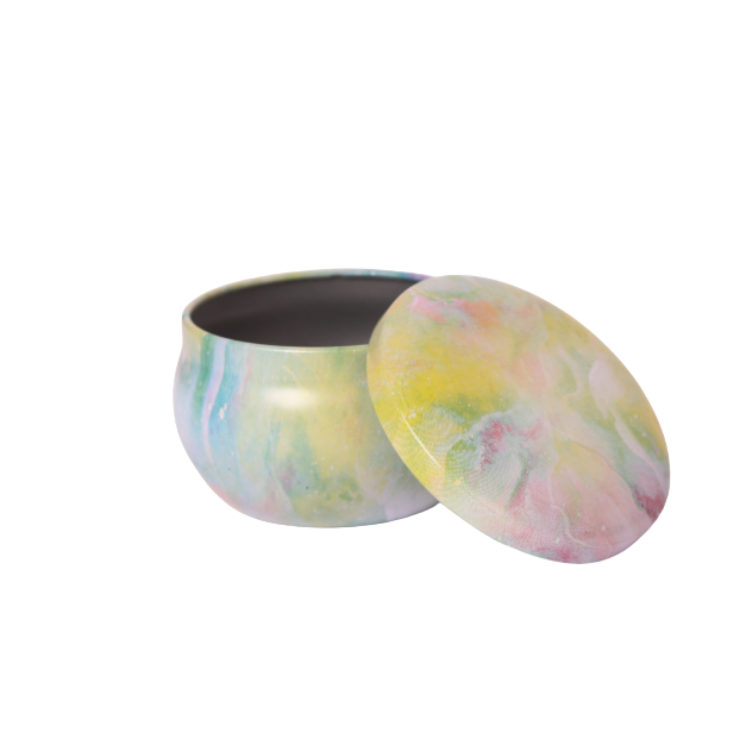 Marbled Colorful Jar Marbled Colorful Jar