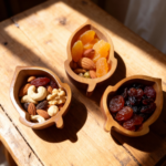 Handcrafted Leaf-Shaped Wooden Bowls