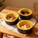 Tree Trunk Wooden Bowls