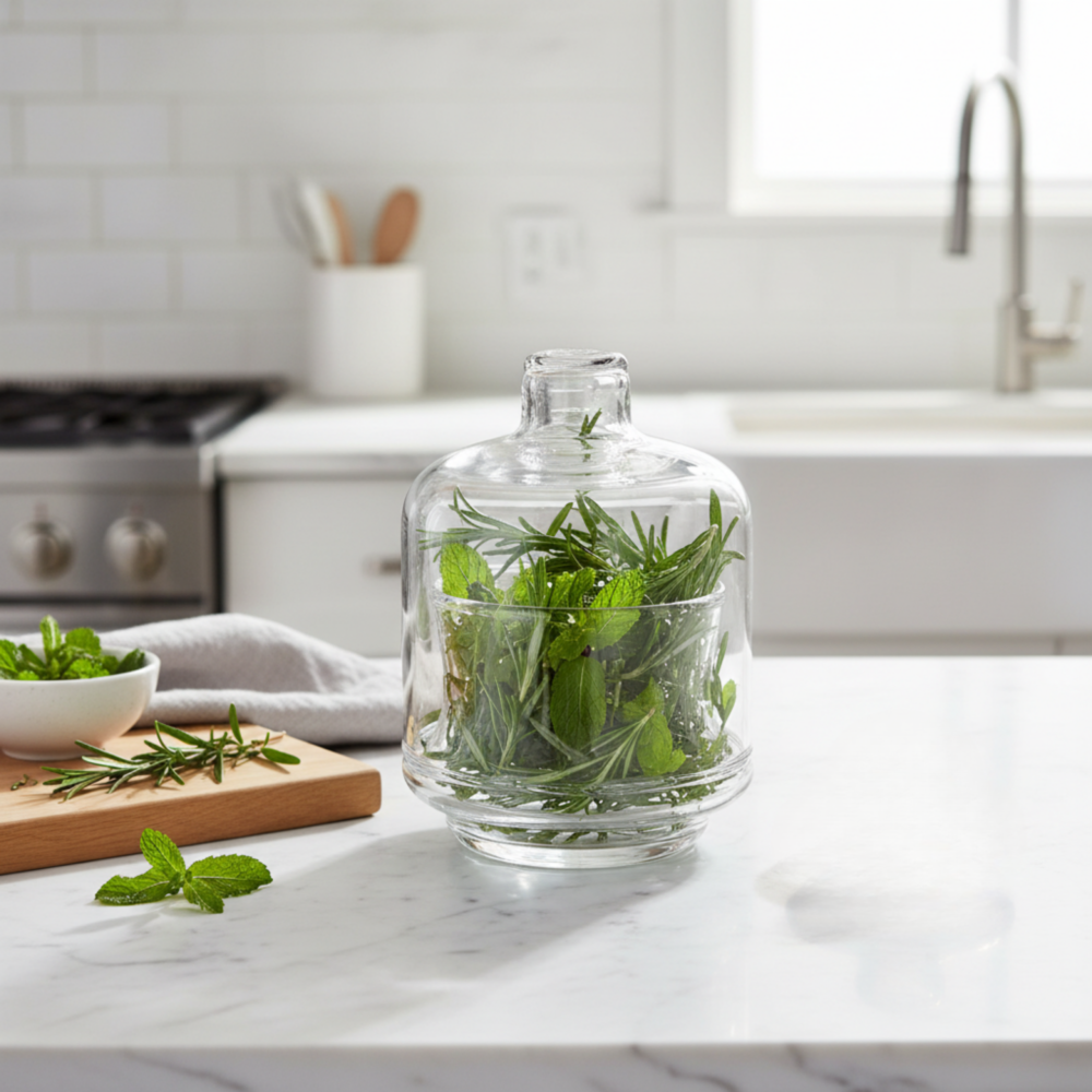 Crystal Aloevera Premium Glass Container