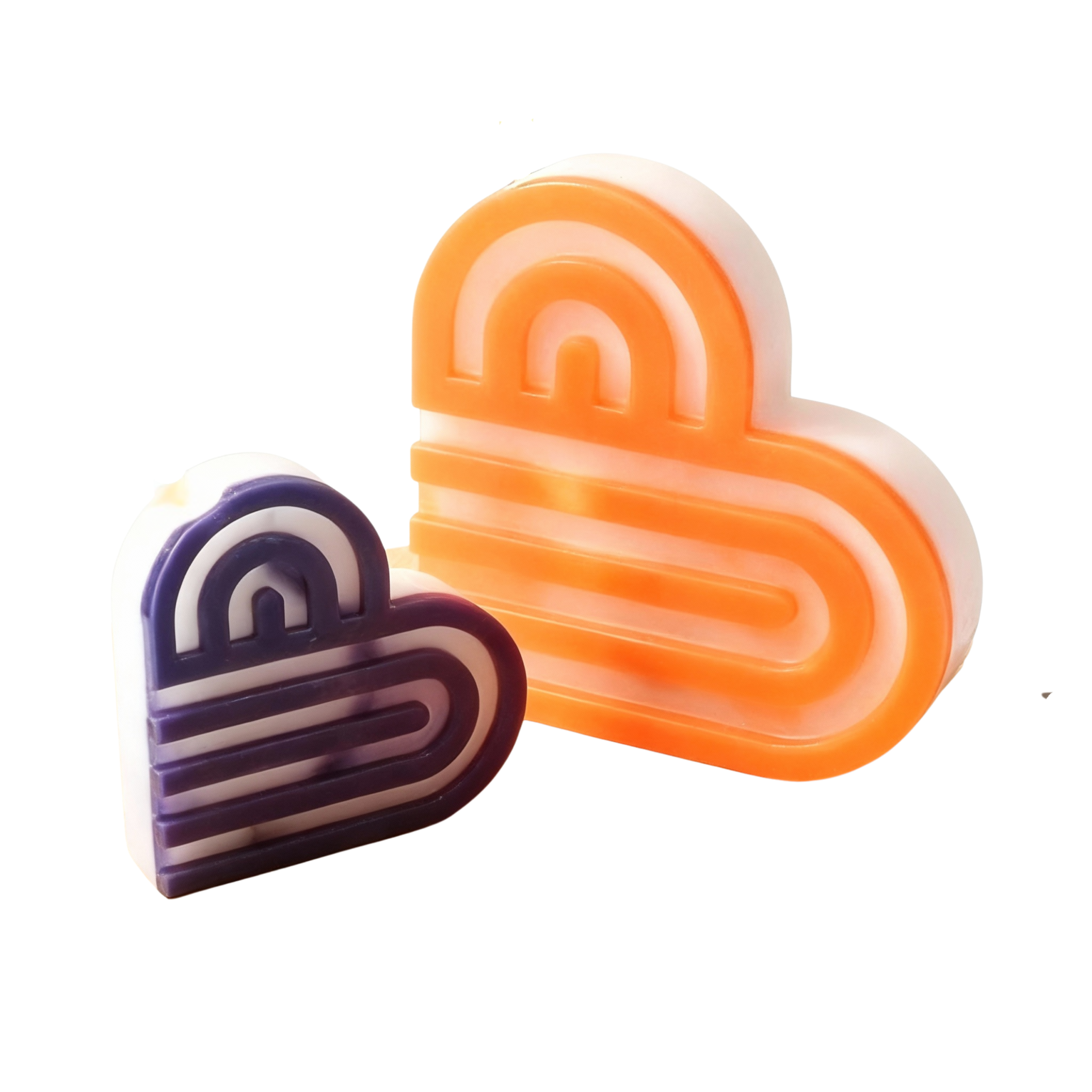 Two-Piece Heart Silicone Mold Two-Piece Heart Silicone Mold