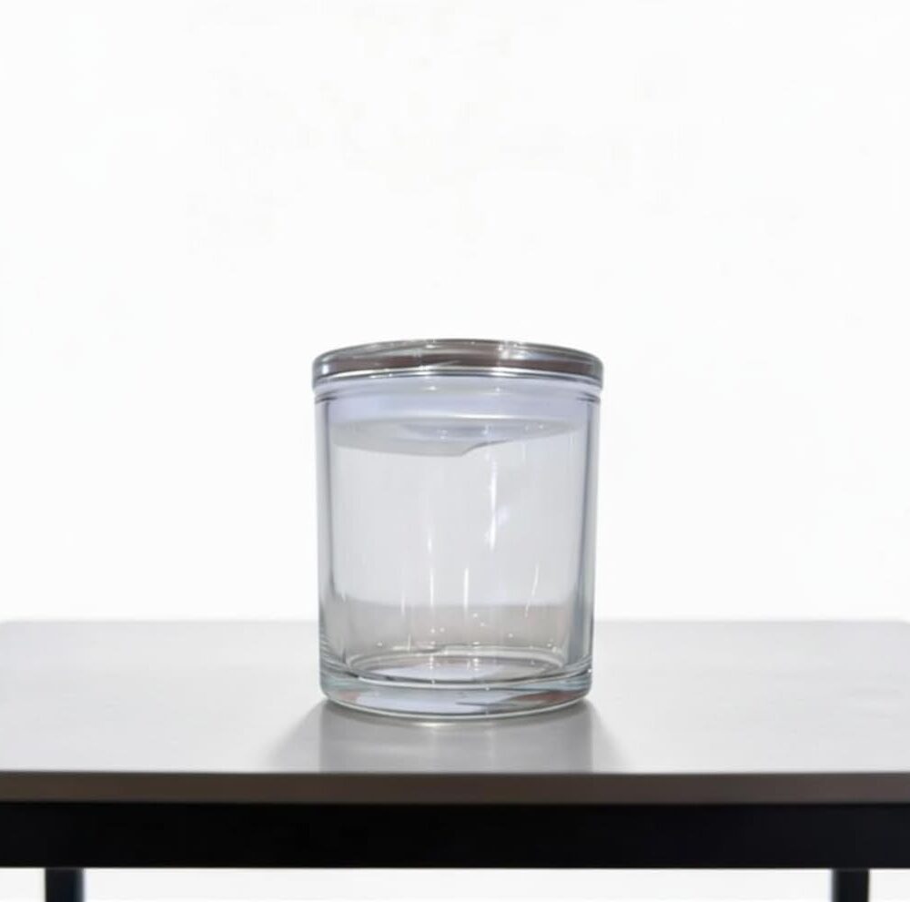 Premium 220g Glass Storage Jar 9x6cm