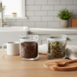 Clear Glass Candle Jar 350g with Lid.