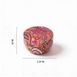 Colorful Metal Storage Tins with Flower & Leaf Design Lid