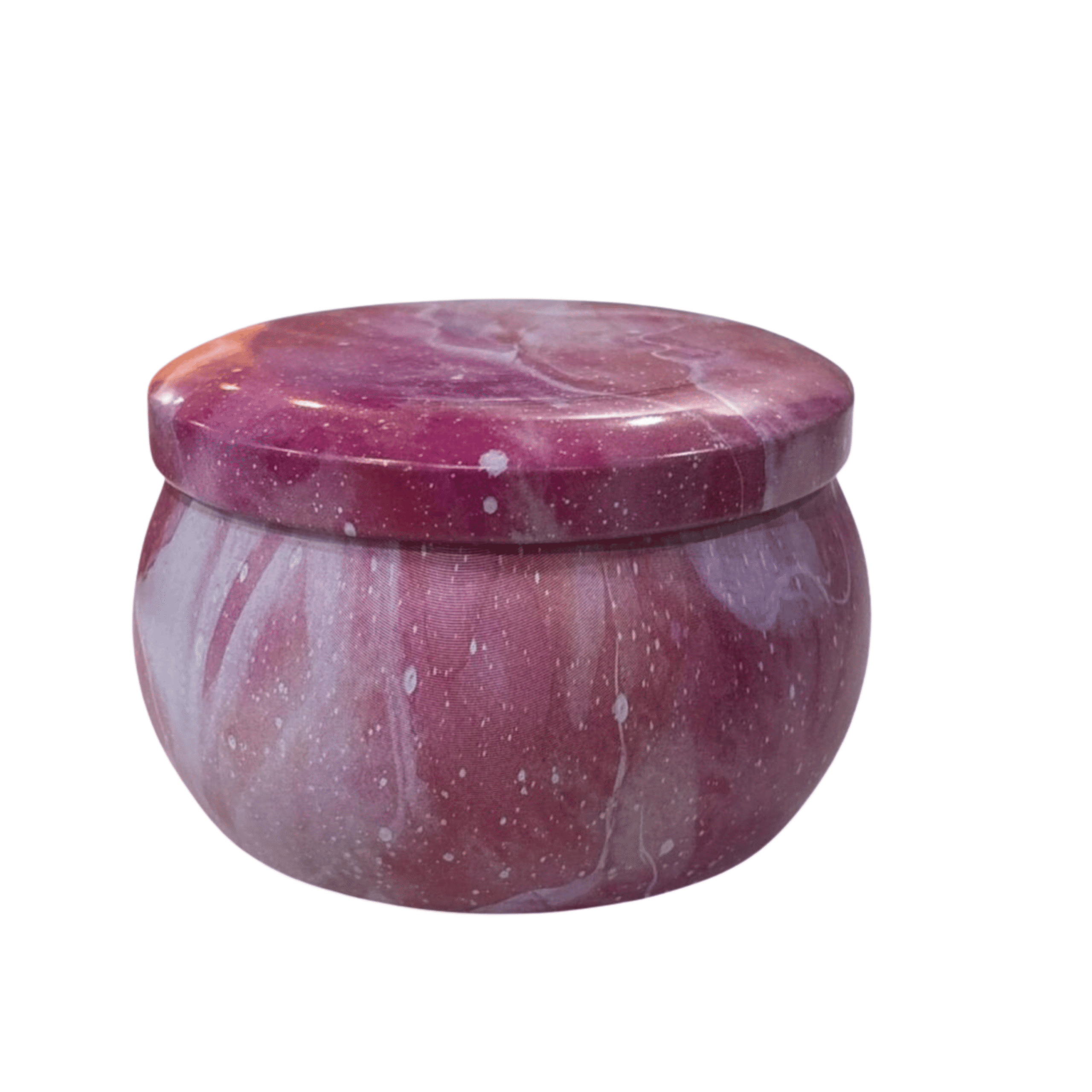 Pink Tinplate Storage Container with Lid Pink Tinplate Storage Container with Lid