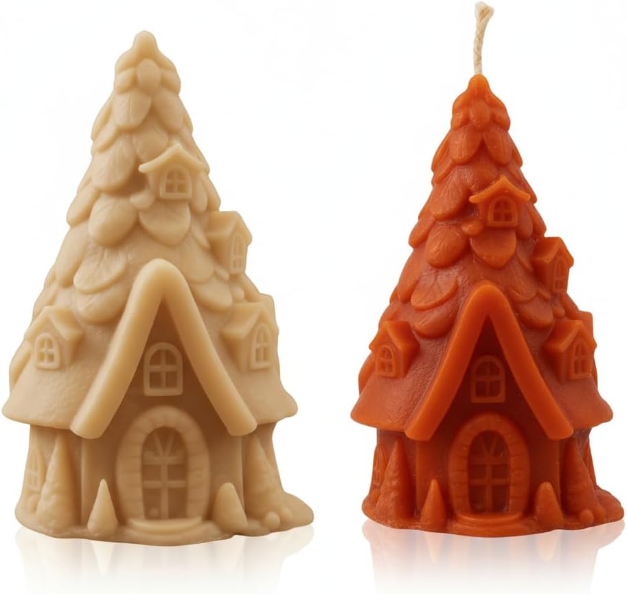 3D Christmas House Silicone Mould