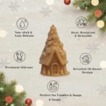 3D Christmas House Silicone Mould