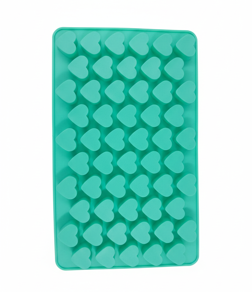 55-Cavity Mini Heart Silicone Mold