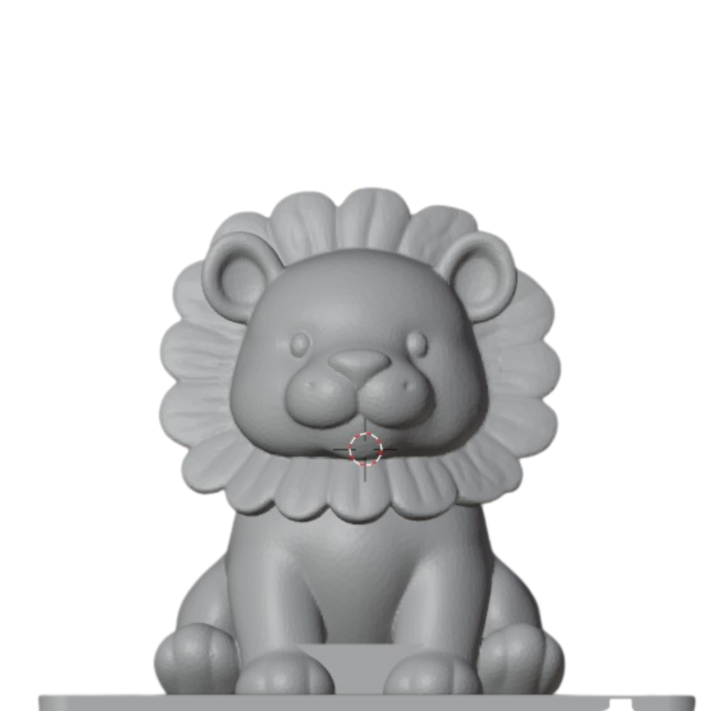Cartoon Lion Silicone Mold for Candle & Soap Making
