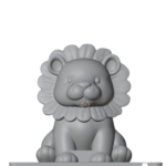 Cartoon Lion Silicone Mold for Candle & Soap Making