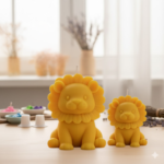 Cartoon Lion Silicone Mold for Candle & Soap Making