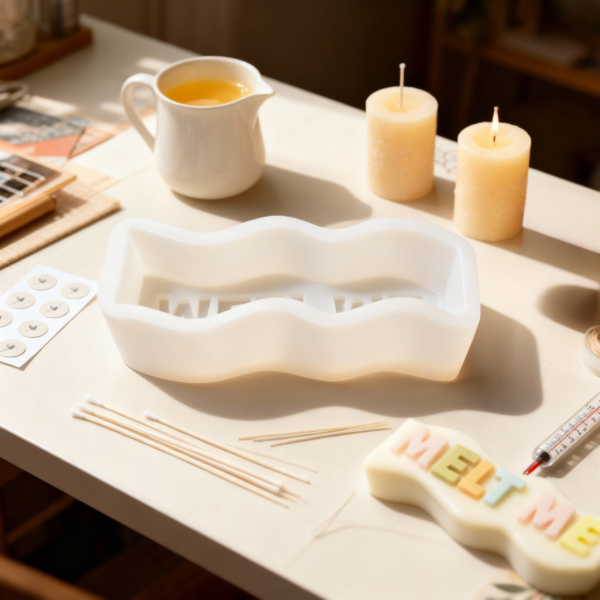Melt Me word Silicone Mold – Perfect for Handmade Soap & Candles - Image 2