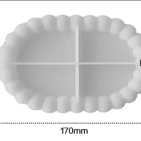 Oval Bubble Silicone Mold 120×170 cm – Large Coaster Mold for Candle & Soap Making DIY Crafts - Image 3