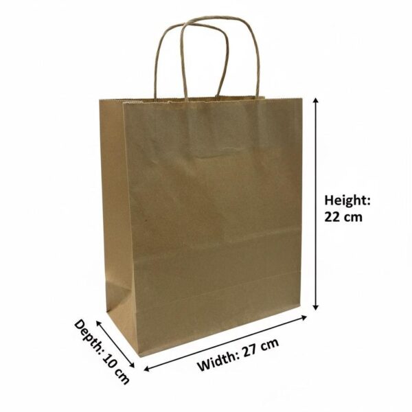Cardboard Packing Bag Durable Storage & Shipping Bags 22×27×10 cm - Image 3