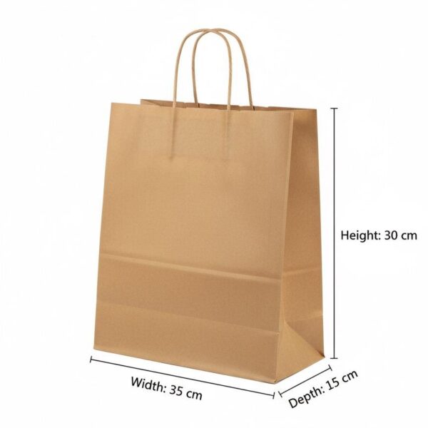 Carton Cardboard Packing Boxes – Natural Kraft Packaging Boxes 30×15×35 cm for Storage, Shipping & Gifts - Image 3
