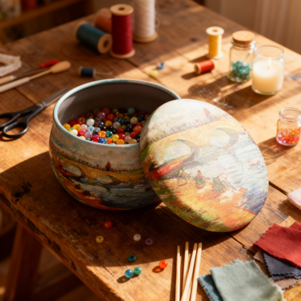 Marble Tinplate Mini Jar 50ml 3.8 × 6.2 cm, 50ml - Image 3