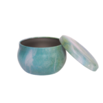 Colorful Blue Tinplate Mini Jars 50ml 3.8 × 6.2 cm, 50ml