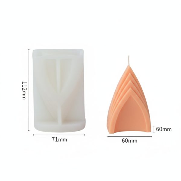 House-Shaped Silicone Mold for Candle & Soap Making – Flexible DIY Craft Mold for Handmade Candles and Soaps