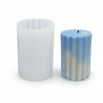 Ribbed Silicone Mold. Ideal for Candle & Soap Making