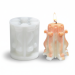 Rose Candle Silicone Mold for Candle & Soap Making