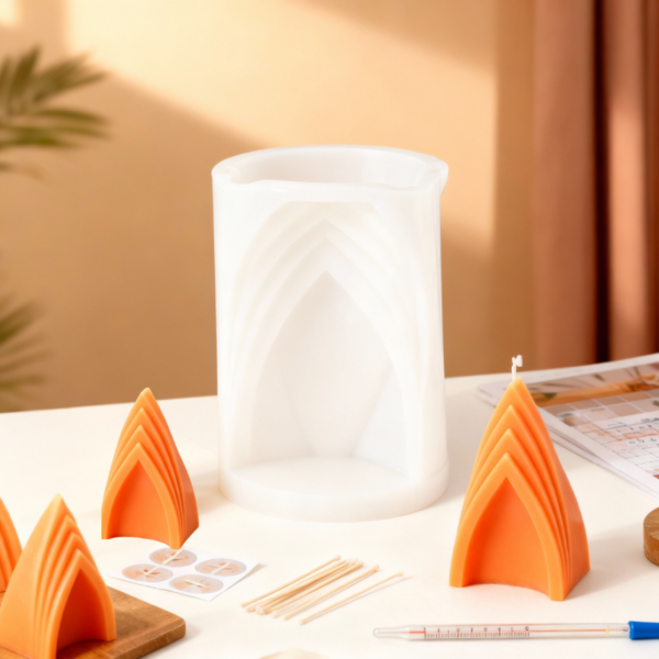 Pyramid Silicone Mold for Candle & Soap Making - Image 2