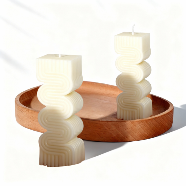 Braided Silicone Mold for Candle & Soap Making