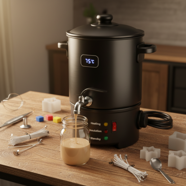 6-Liter Stainless Steel Wax Melting Heater - Image 2