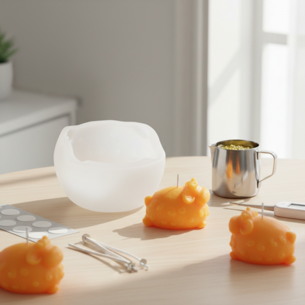 A 3D Silicone Mould for Candle and Soap Making - Image 2