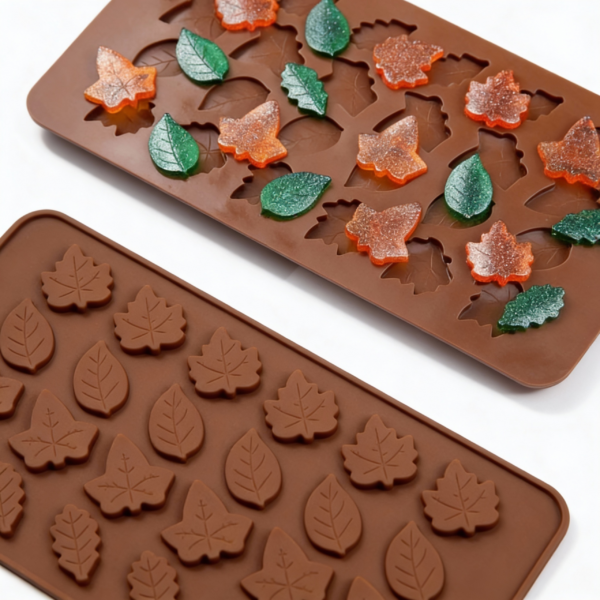 Small Leaf Silicone Mold for Candle & Soap Making – Reusable Decorative Mold