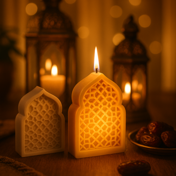 Ramadan Arch Silicone Mold for Candle and Soap Making 180G - Image 2