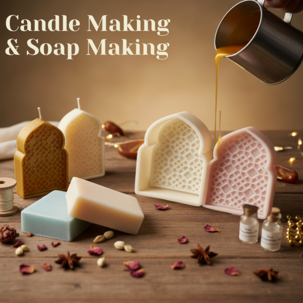 Ramadan Arch Silicone Mold for Candle and Soap Making 180G - Image 3