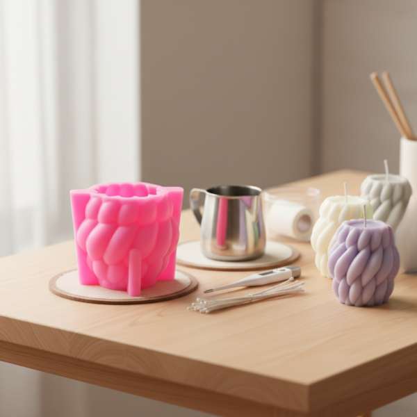 Silicone Candle Mold, for Candle and Soap Making Mould. - Image 2