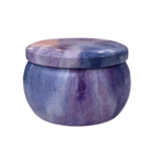 Purple Tinplate Storage Container with Lid – Multi-Purpose Metal Tins for Candles, Beads, Buttons & Crafts – Durable Reusable Organizer100g