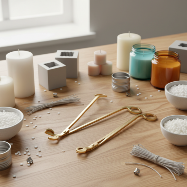 Premium Wick Scissors, Precise Candle Wick Trimming for Clean Burn - Image 3