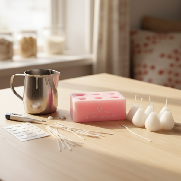 Silicone Candle Mold, 6 Cavity Design of Small Strawberry Design,  for Candle and Soap Making Mould, 25g per Cavity. - Image 2