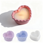 Concrete Heart Silicone Mold Candle and Soap Making