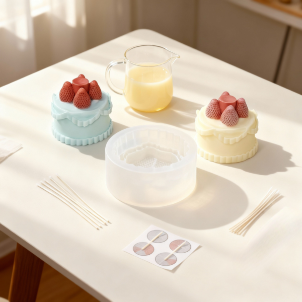 Cake Silicone Mold for Candle & Soap Making. Creative DIY Mold - Image 2