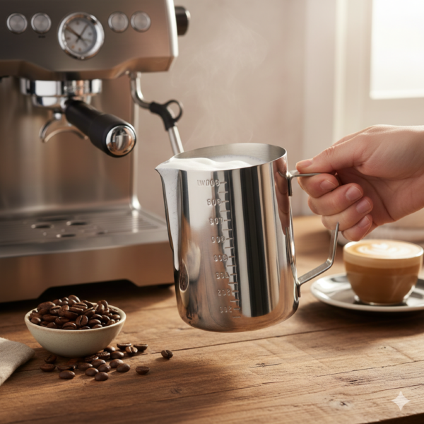 Stainless Steel Beaker 34 oz (1000 ml) – High-Quality Measuring & Mixing Beaker for Kitchen, Coffee & Laboratory Use - Image 2