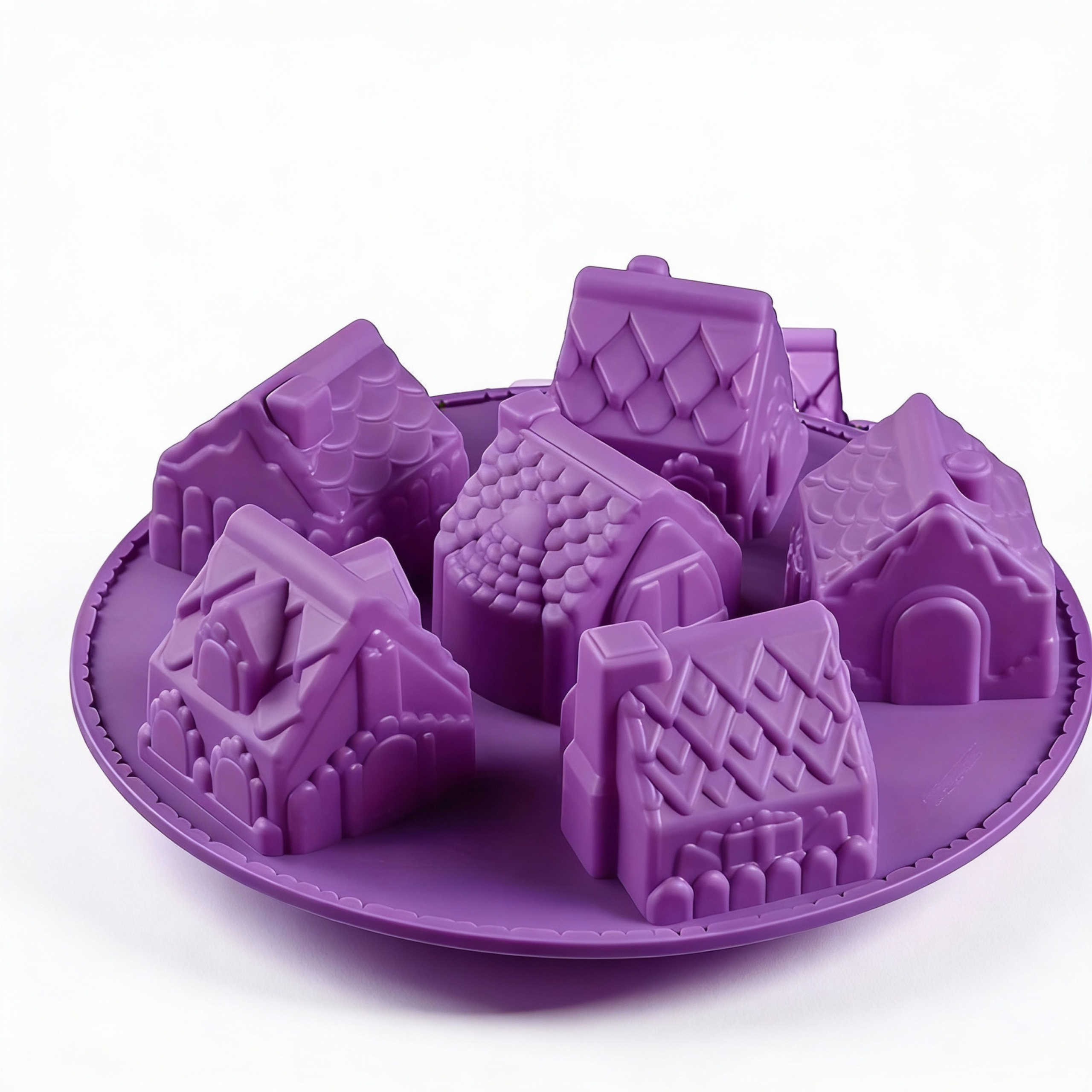 60-5-scaled-1.png Houses Silicone Mold for Candle & Soap Making – Decorative Reusable Mold - Image 1