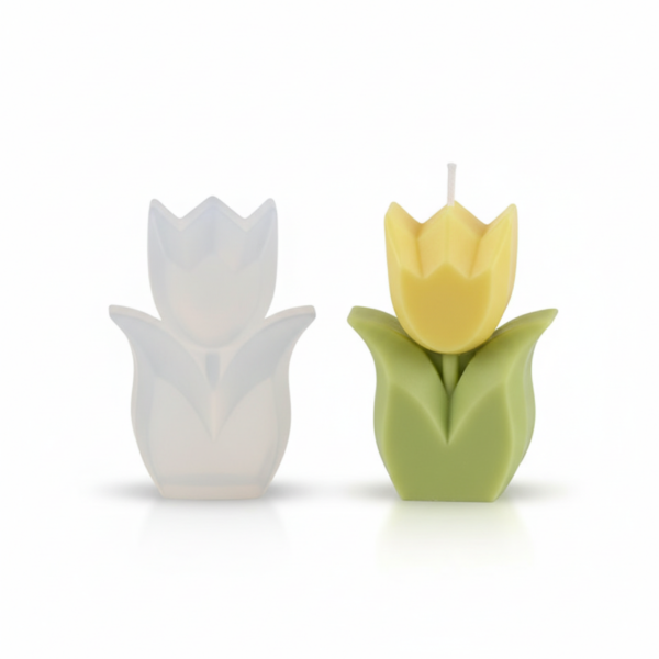 3D Tulip Silicone Mould for Candle and Soap Making