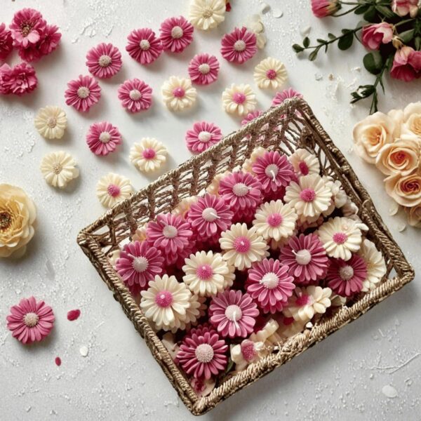 Sunflower Silicone Mold for Candle Making, Premium Non-Stick Heat-Resistant Flexible Soap Making Mould, DIY Wax Melts, 6 * 6 cm, 11 gram of wax - Image 3