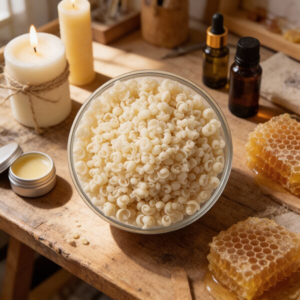 Egyptian Beeswax Granules 1kg. 100% Pure Natural Bees Wax Pellets for Candle Making, Lip Balm, Skin Care, Soap Making, & DIY Crafts - Image 2