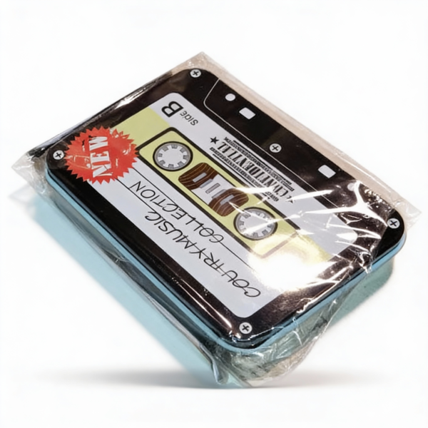 Silver Metal Tinplate Storage Container with Black Radio Lid – 100g Decorative Tin for Candles, Accessories & Beads