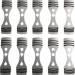 Metal Wick Centering Clips Set of 10. Candle Wick Holders for Candle Making, Stainless Steel Wick Center Tool for Jars & Containers, Reusable Wick Fixing Bars