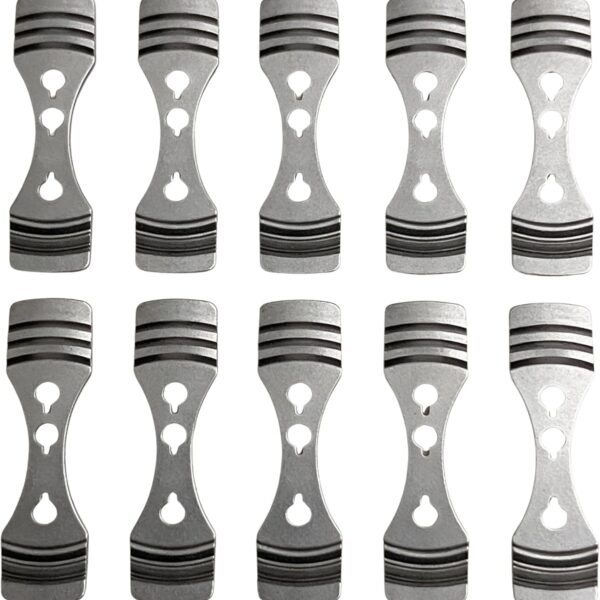 Metal Wick Centering Clips Set of 10. Candle Wick Holders for Candle Making, Stainless Steel Wick Center Tool for Jars & Containers, Reusable Wick Fixing Bars