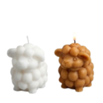 3D Bubbly Sheep Silicone Mold for Candle Making. Cute Cloud Lamb Soap Mold. Textured Animal Shape for DIY Beeswax, Soy Wax & Melt and Pour Soap. Durable & Flexible