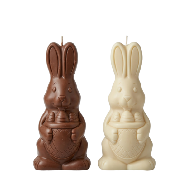 Premium 3D Easter Bunny Silicone Mold. Sitting Rabbit with Egg Basket Shape. Flexible & Durable Mold for Candle Making & Handmade Soap Crafts. Spring Seasonal DIY Decor
