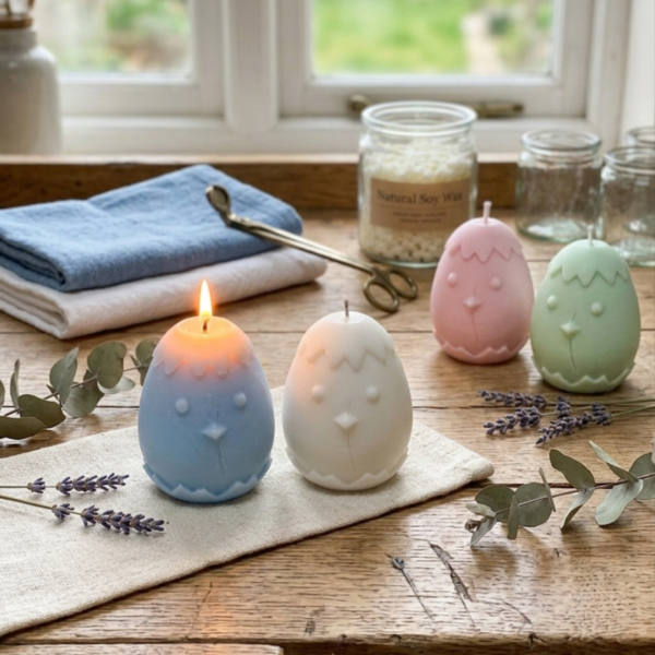 3D Hatching Easter Chick Silicone Mold. Cute Baby Bird in Eggshell Shape. Durable & Flexible DIY Mold for Candle Making & Soap Crafting. Festive Spring & Holiday Decor. High-Quality Craft Silicone - Image 2