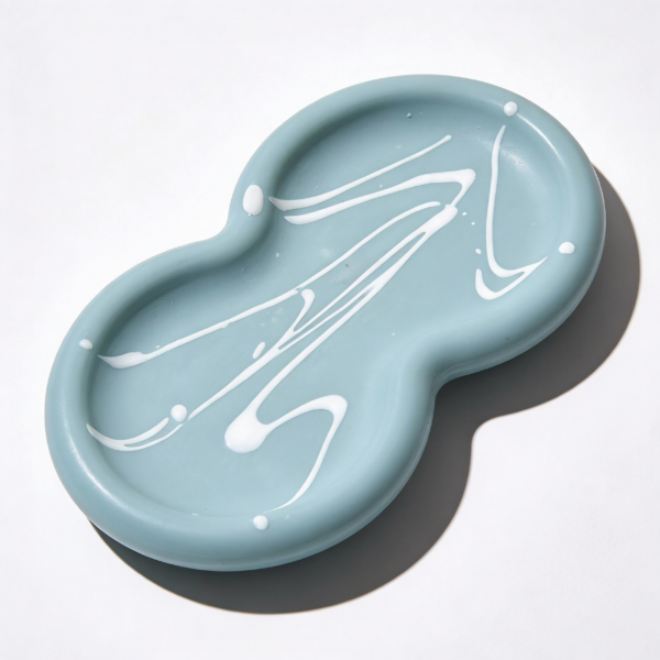 Double Round Silicone Coaster Mold – Two Circle Coaster Mold for Candle & Soap Making DIY Crafts