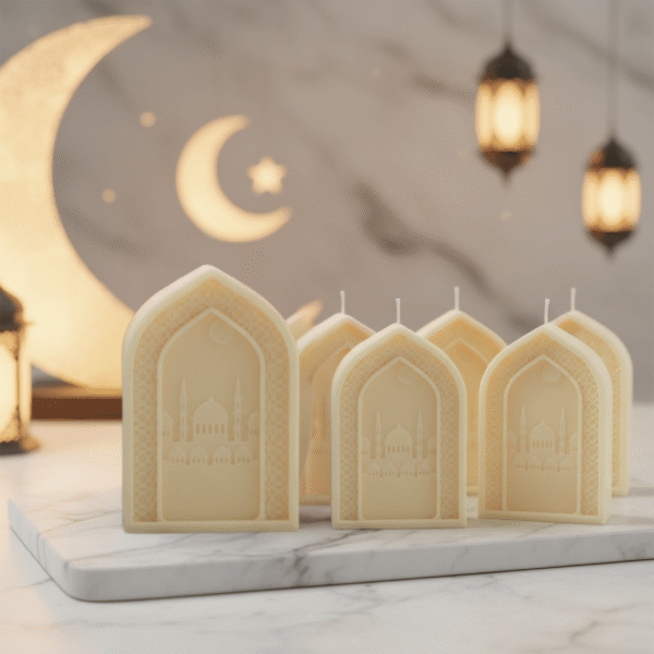 Islamic Mosque Arch Silicone Mold – DIY Candle & Soap Mold for Ramadan & Eid - Image 2